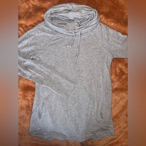 Thin Gray Cowl Sweatshirt
